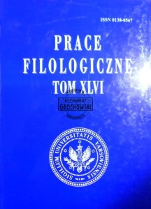 Prace filologiczne tom XLVI