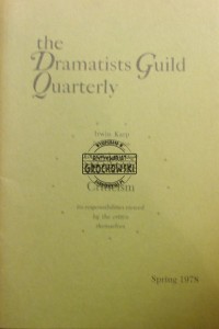 The Dramatists Guild Quarterly