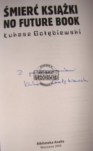 AUTOGRAF Łukasz Gołębiewski