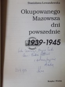 AUTOGRAF LEWANDOWSKA
