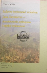 Solowa twórczość wokalna Jana Sztwierni-charakterystyka stylistyczna i aspekty wykonawcze