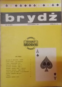 Brydż. Nr 10 (299) październik 1981
