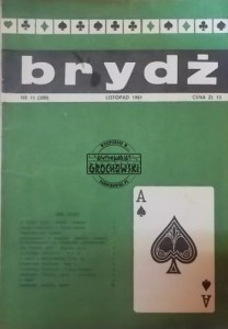 Brydż. Nr 11 (300) listopad 1981