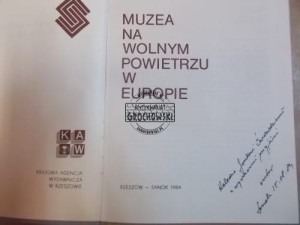 Muzea... autograf CZAJKOWSKI JERZY
