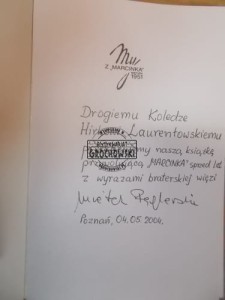 My z "Marcinka" AUTOGRAF Fęglerski