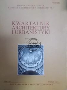 Kwartalnik architektury i urbanistyki 1/2014