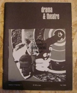 Drama&theatre. Volume 7, number 1