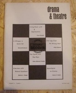 Drama&theatre. Volume 8, number 3
