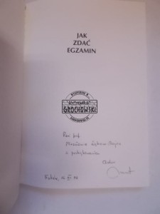 Jak zdać egzamin    AUTOGRAF  ŁUCKI