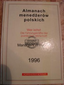 Almanach menedżerów polskich 1996