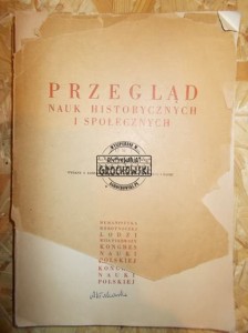 Przegląd nauk historycznych i społecznych. Tom I. 1950.