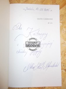 AUTOGRAF Złote i czerwone