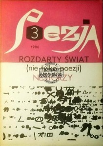 Poezja 3/1986 Rozdarty świat