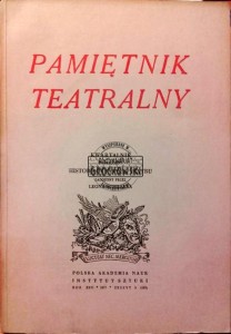 Pamiętnik Teatralny. Kwartalnik 3 / 1977