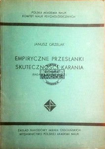 Empiryczne przesłanki skuteczności karania