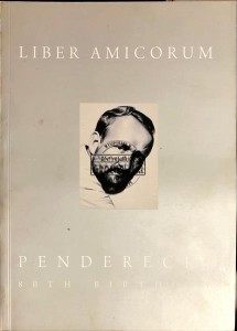 Krzysztof Penderecki : 80th birthday : November 2013
