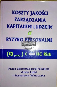 Koszty zarządzania kapitałem ludzkim Ryzyko Personalne