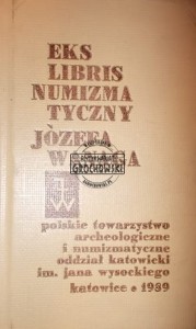 Eks Libris numizmatyczny Józefa Wanaga