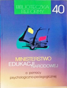 Ministerstwo Edukacji Narodowej o pomocy psychologiczno-pedagogicznej