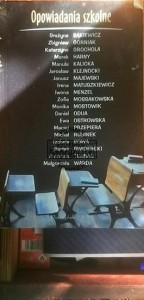 Opowiadania szkolne