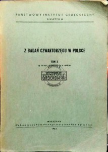 Z badań czwartorzędu w Polsce. Tom 2