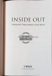 Inside Out. Straight Talk from a Gay Jock