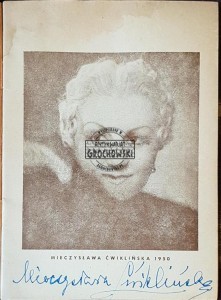 Mieczysława Ćwiklińska - AUTOGRAF