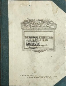 Neue Polenlieder 1914-1915
