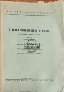 Z badań czwartorzędu w Polsce, tom 10