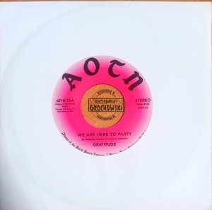 Gratitude – We Are Here To Party - 7"