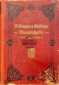 Velhagen und Klasings Monatshefte. 32 Jahrgang 1917/ 1918. 2 Band