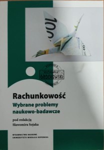 Rachunkowość: Wybrane problemy naukowo-badawcze