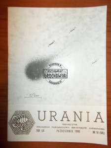 Urania, nr 10 (585), październik 1990 : miesięcznik Polskiego Towarzystwa Miłośników Astronomii