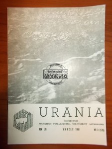 Urania, nr 3 (578), marzec 1990 : miesięcznik Polskiego Towarzystwa Miłośników Astronomii