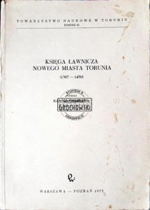 Księga ławnicza nowego miasta Torunia 1387-1450