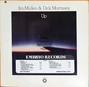 Jim Mullen & Dick Morrissey – Up LP