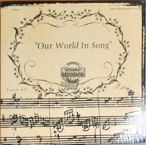 Steve Jennings  / Kathy Michaels – Our World In Song LP