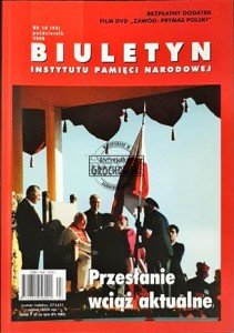 Biuletyn IPN : Przesłanie wciąż aktualne; nr 10