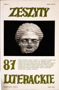 Zeszyty literackie87.Lato 2004