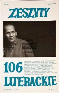 Zeszyty literackie 106. Lato 2009
