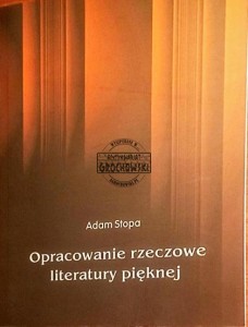 Opracowanie rzeczowe literatury pięknej