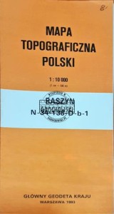 Mapa topograficzna Polski, Raszyn, 1 : 10 000