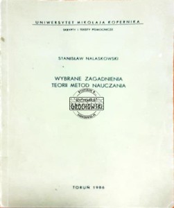 Wybrane zagadnienia teorii metod nauczenia