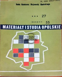 Materiały i studia opolskie