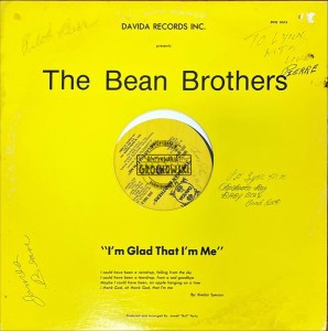 The Bean Brothers – I'm Glad That I'm Me / Feel The Groove Vinyl 12"