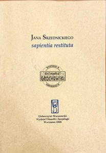 Jana Srzednickiego sapientia restituta
