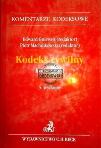 Kodeks cywilny 5 wyd. komentarz