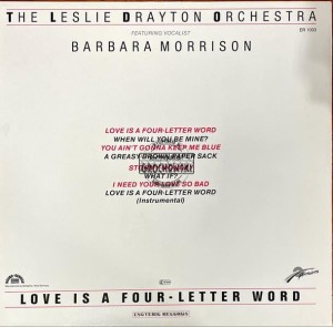 The Leslie Drayton Orchestra – Love Is A Four-Letter Word LP