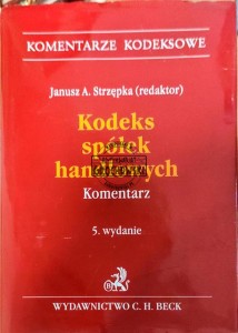 Kodeks spółek handlowych. Komentarz