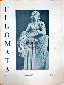 Filomata, Nr. 173, Grudzień 1963